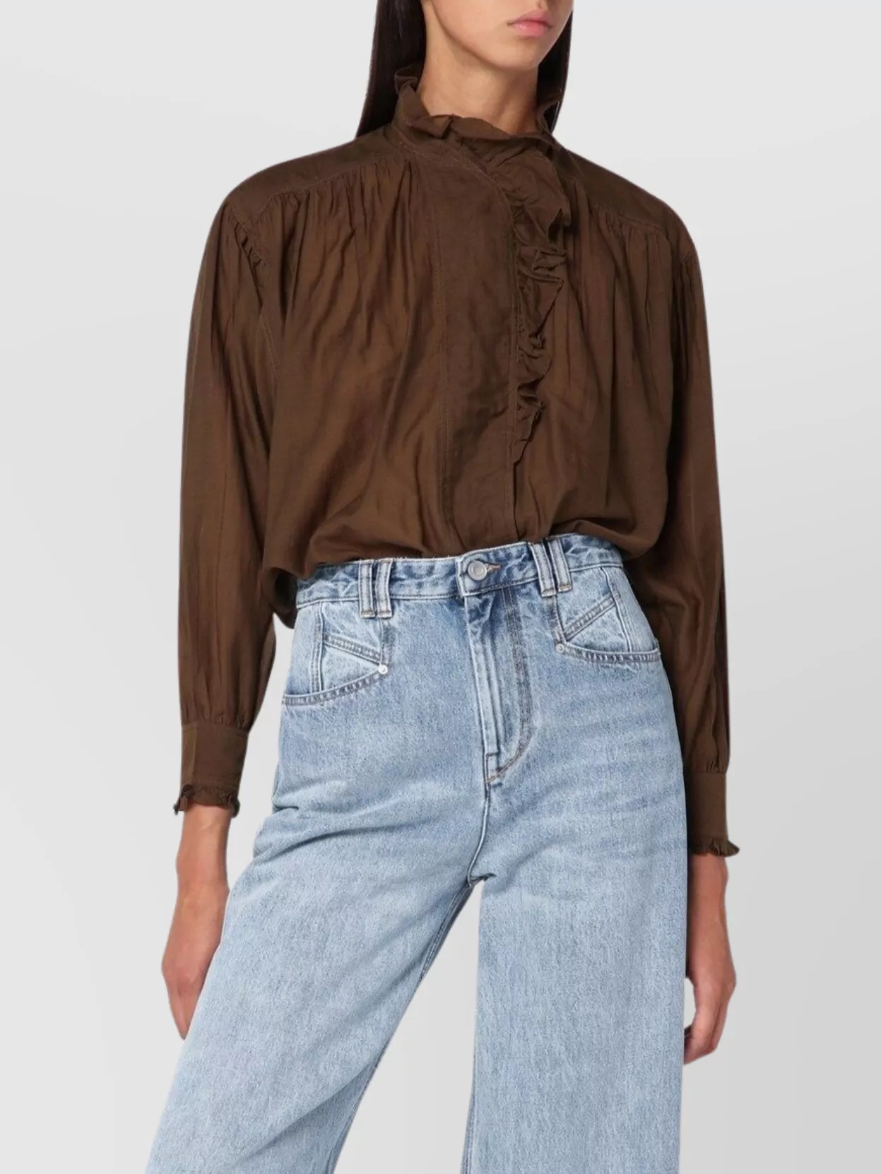 Isabel Marant Étoile Shirt Isabel Marant Etoile Woman Color Kaki In Brown