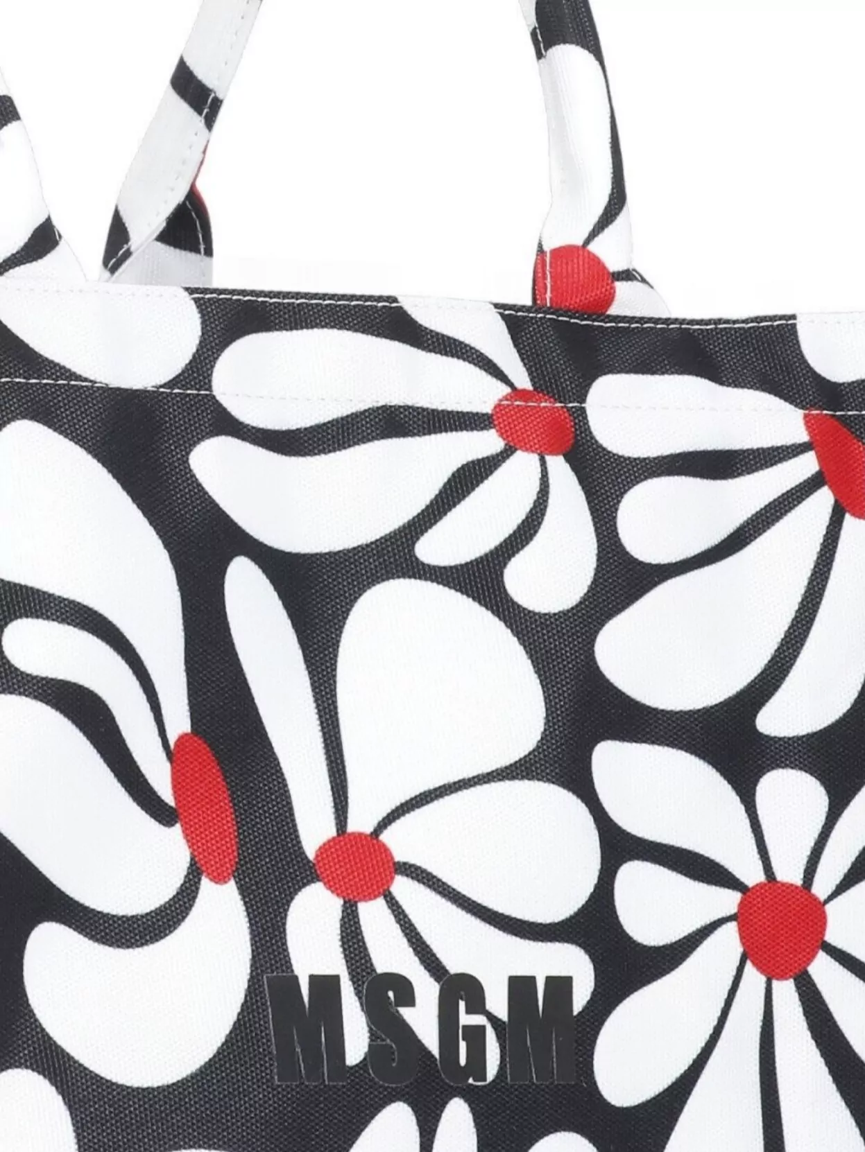 Msgm Women's Floral Pattern Tote Bag
