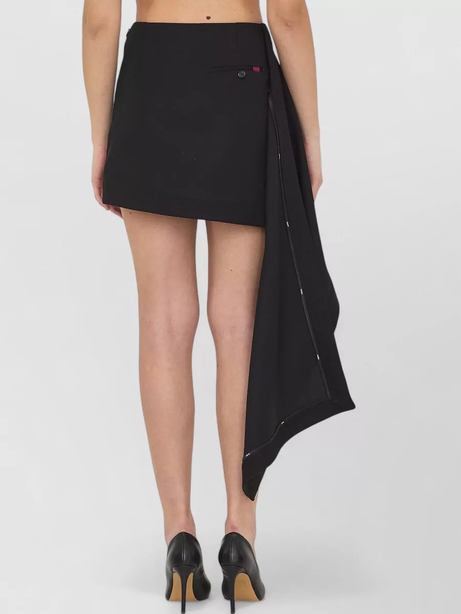 Loewe Draped Mini Skirt High Waist