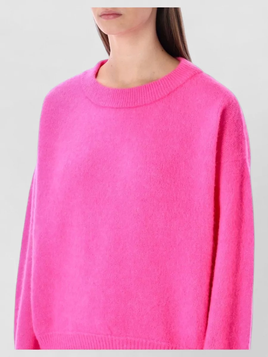 American Vintage Loose Boat Neck Long Sleeve Knit