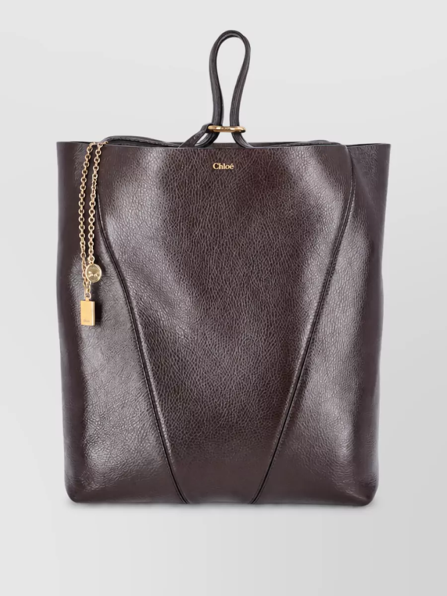 Chloé Shopper Leather Tote Bag