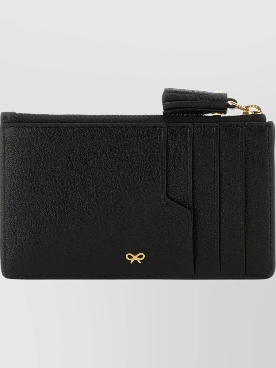 Anya Hindmarch Embellished Eyes Leather Cardholder