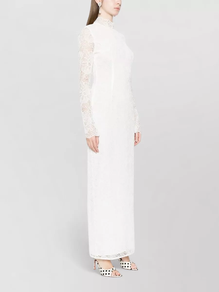 Rotate Lace Open Back Maxi Dress