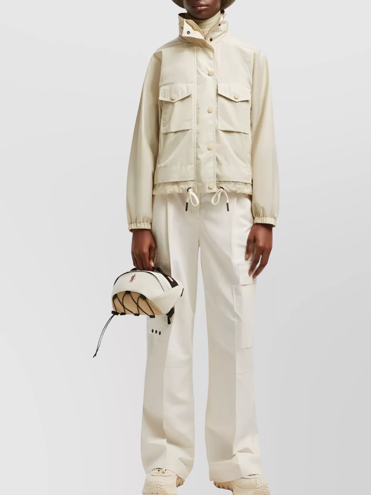 Moncler Jacket Adjustable Cuffs High Collar