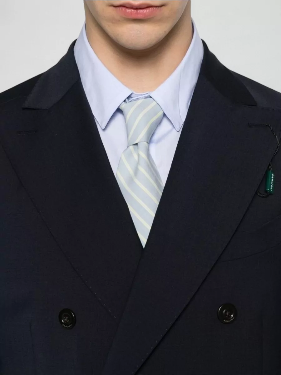 Boglioli Wool Double-Breasted Suit