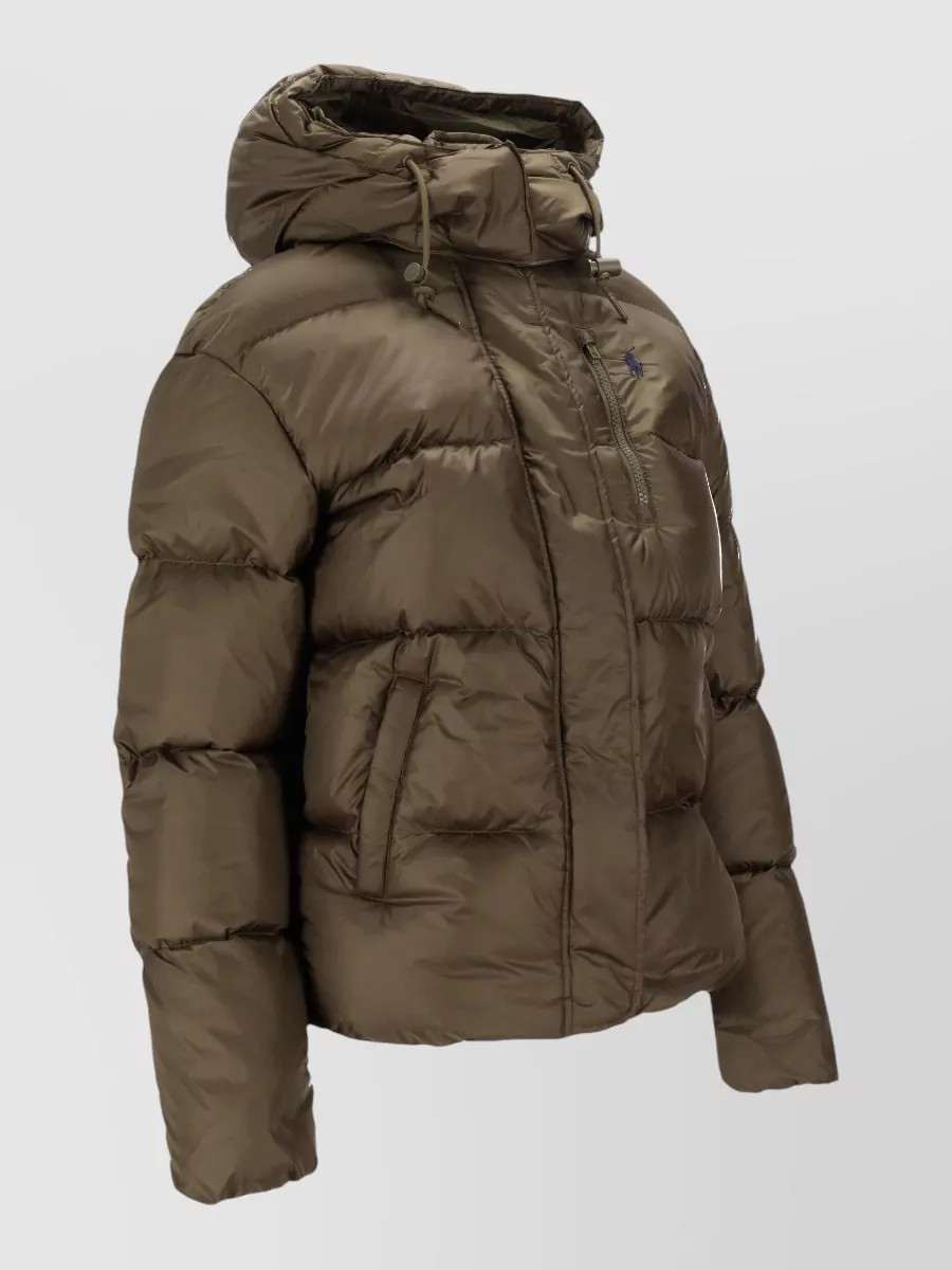 Ralph Lauren Hooded Long Sleeve Quilted Insulated Coat