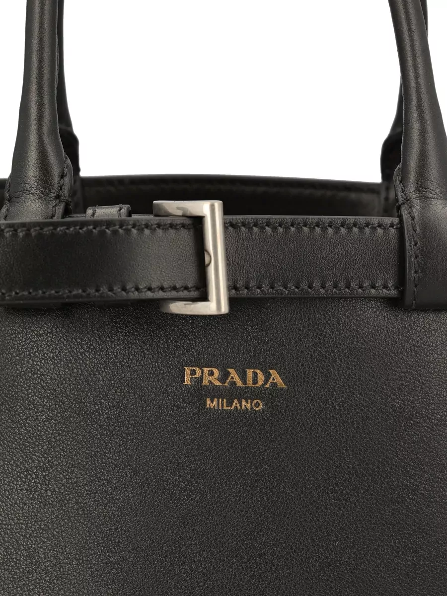 Prada Bucket Small Leather Shoulder Bag
