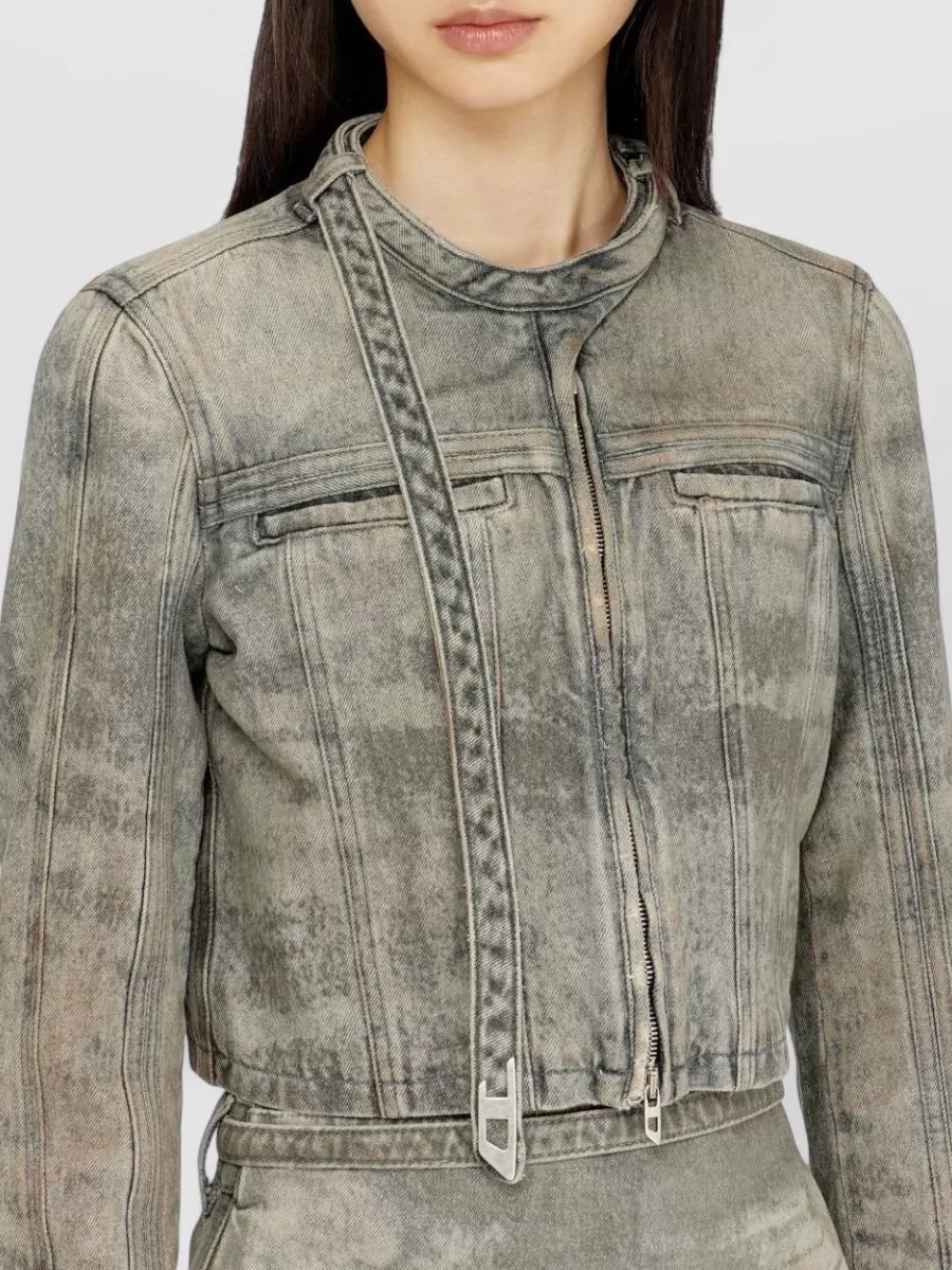 Diesel Denim Cropped Jacket