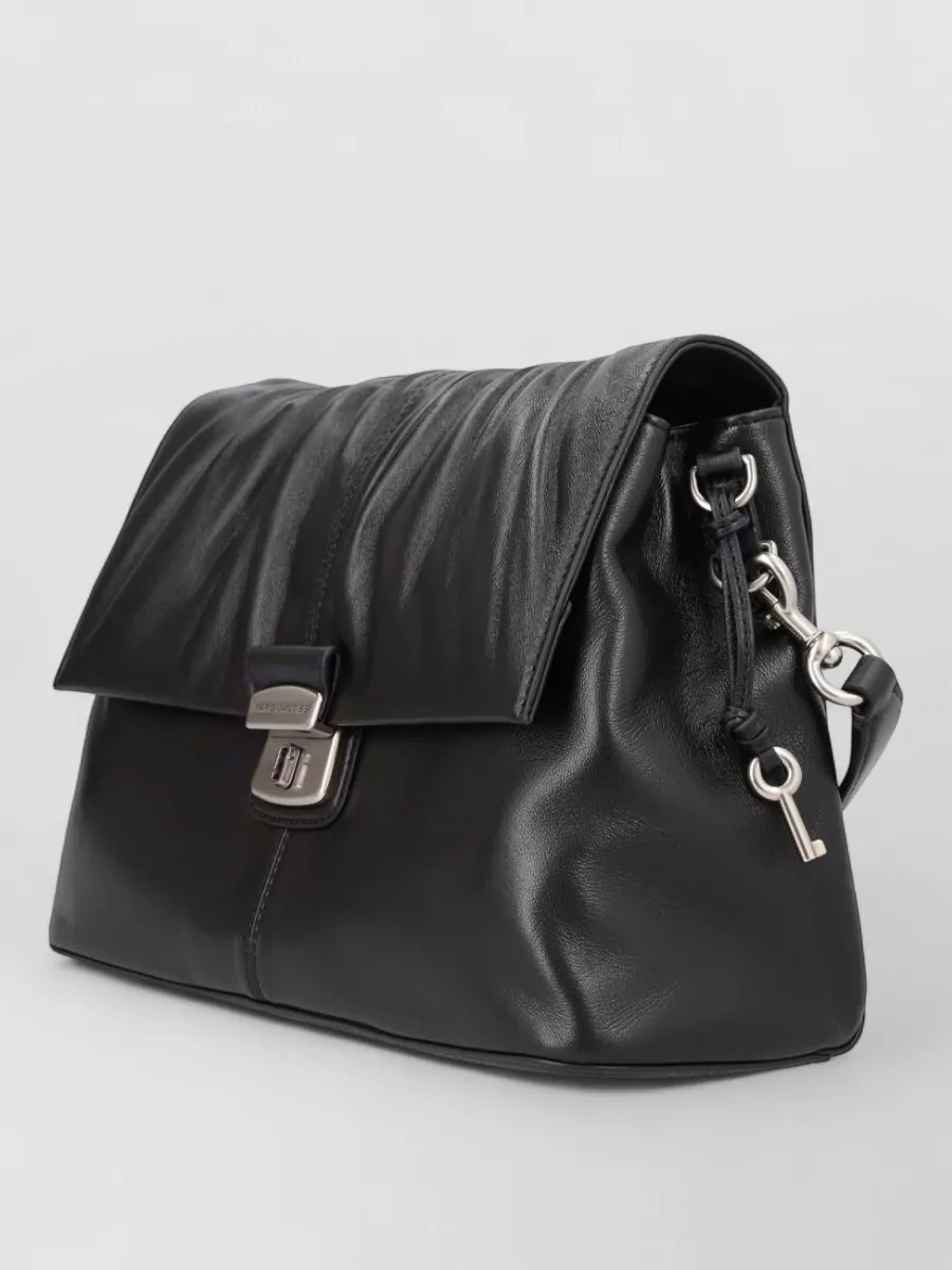 Marc Jacobs Shoulder Bag Adjustable Strap Metal Hardware