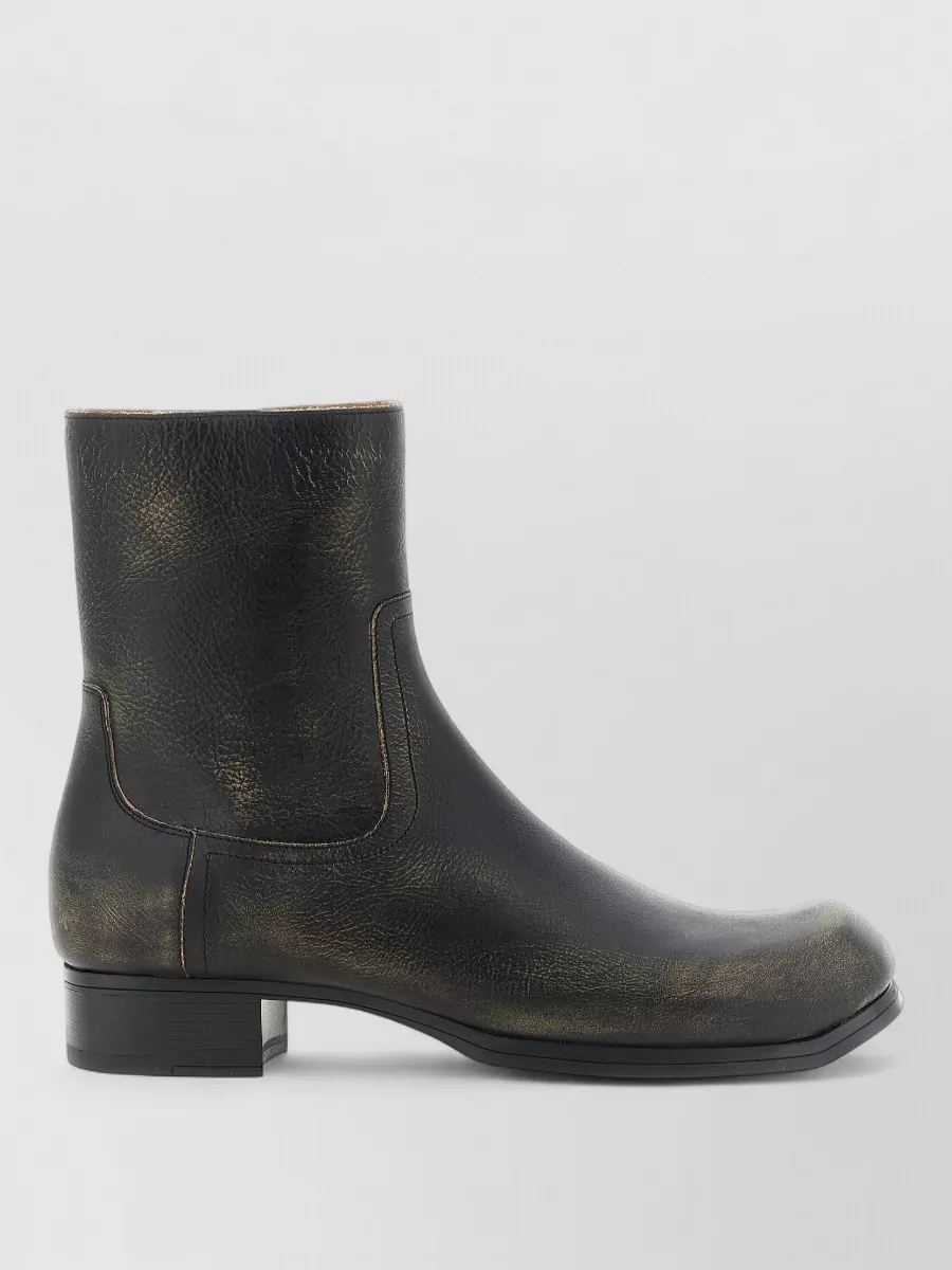 Maison Margiela Leather Ankle Boots