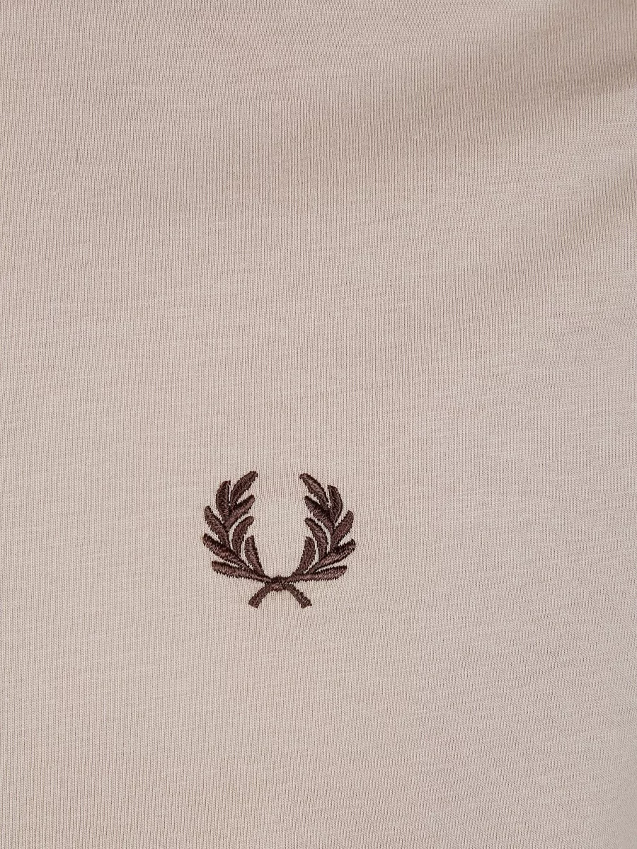 Fred Perry Ribbed Collar And Cuff Short Sleeve T-Shirt