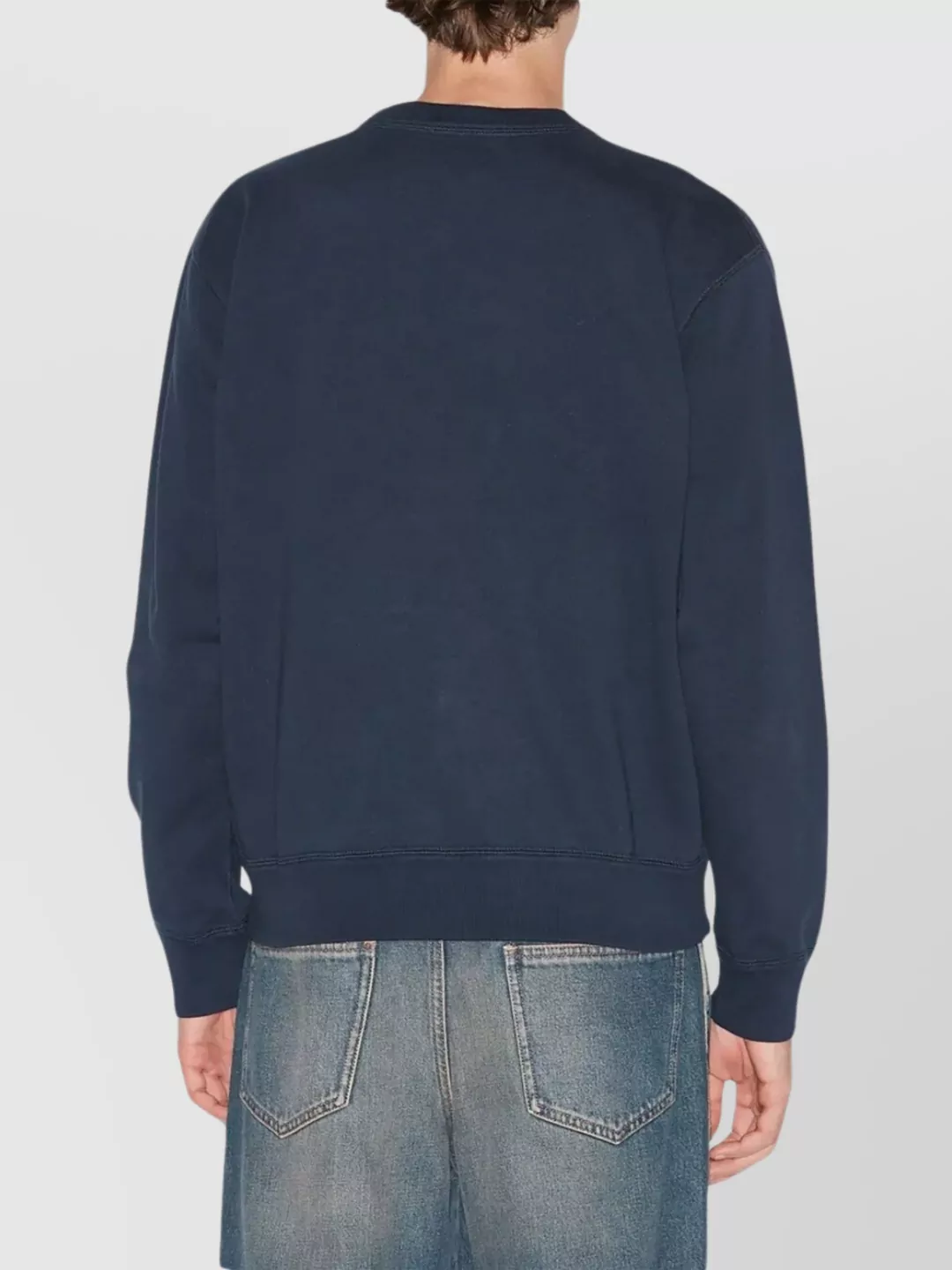 Isabel Marant Mikoy Cotton Blend Sweater With Ribbed Hem