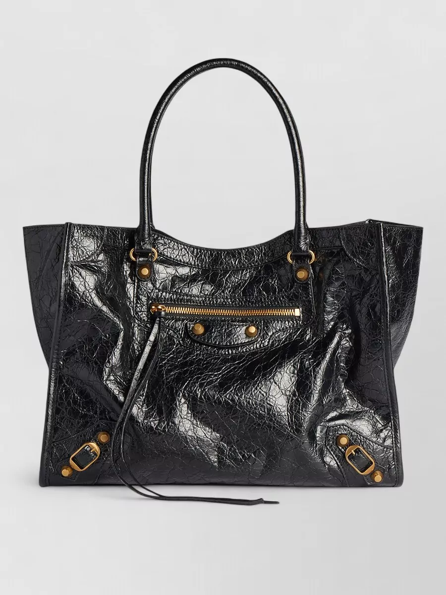 Balenciaga Le City Small Leather Tote Bag