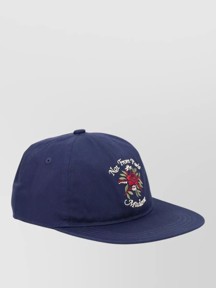 Drôle De Monsieur Signature Cap Adjustable Strap Curved Brim