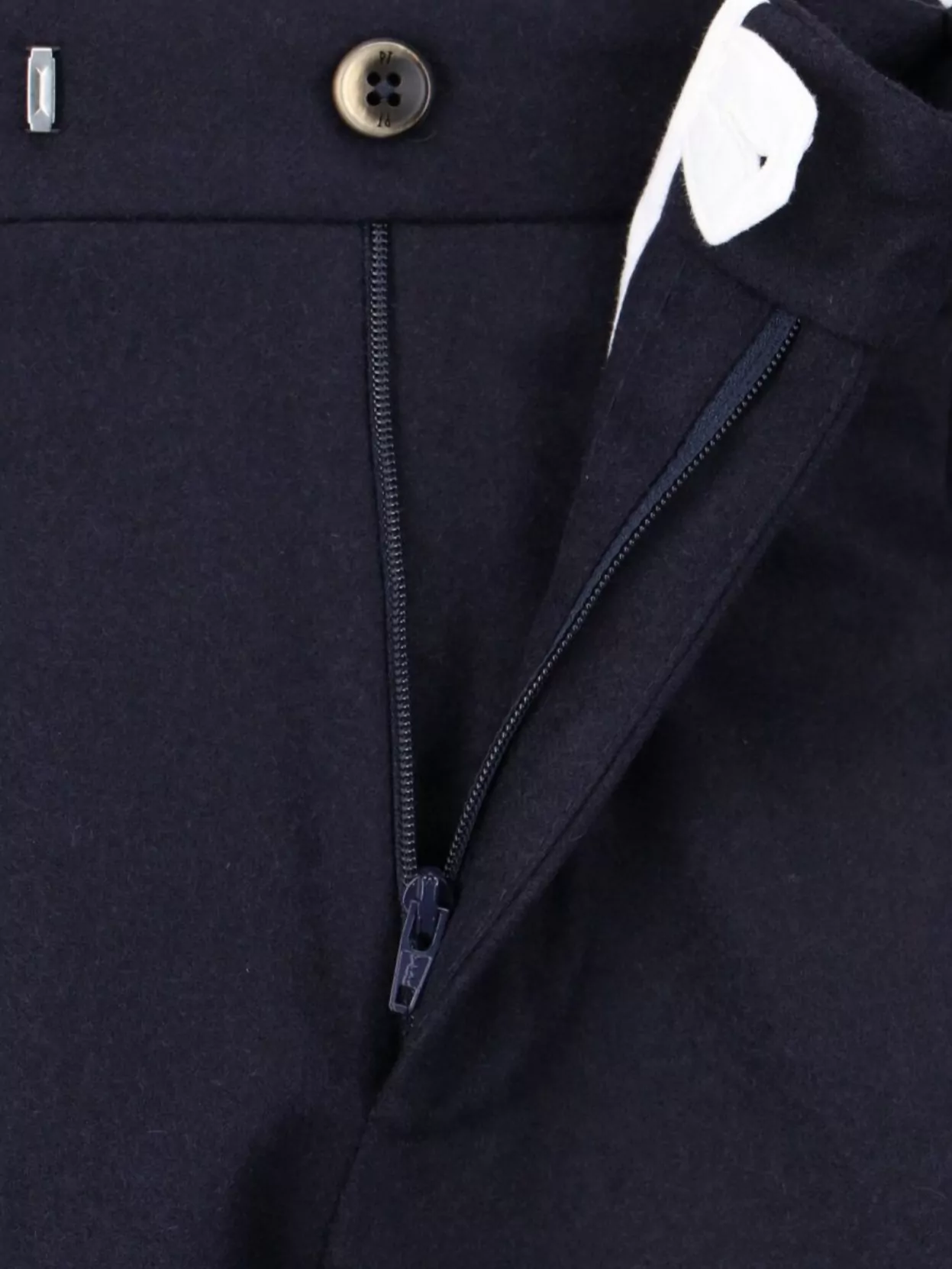 Pt Torino Straight Leg Trousers Cuffed Hem