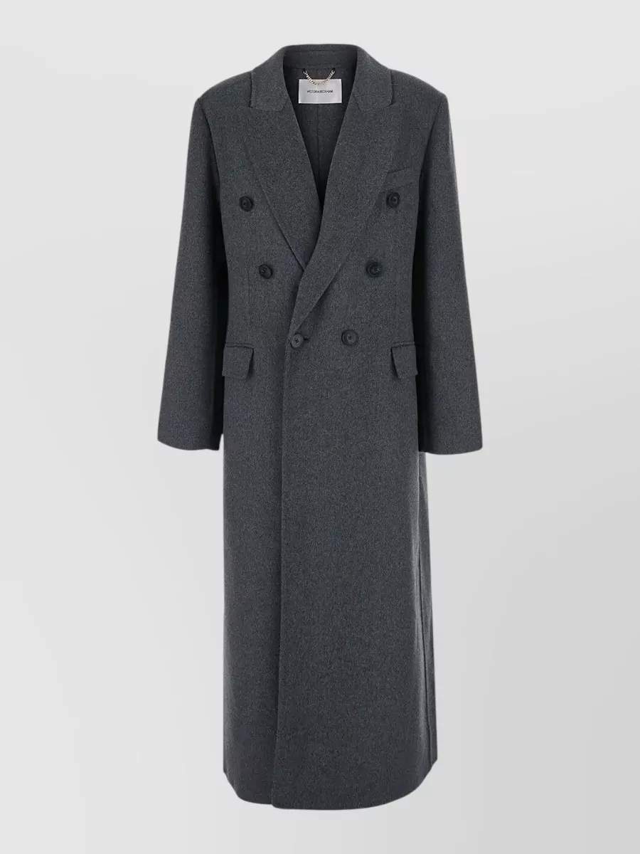 Victoria Beckham Wool cashmere double breasted coat