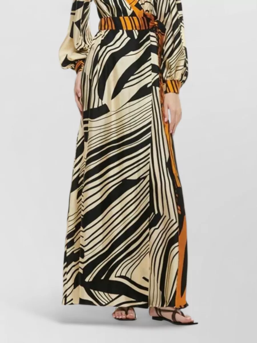 Raquel Diniz Silk Printed Maxi Dress