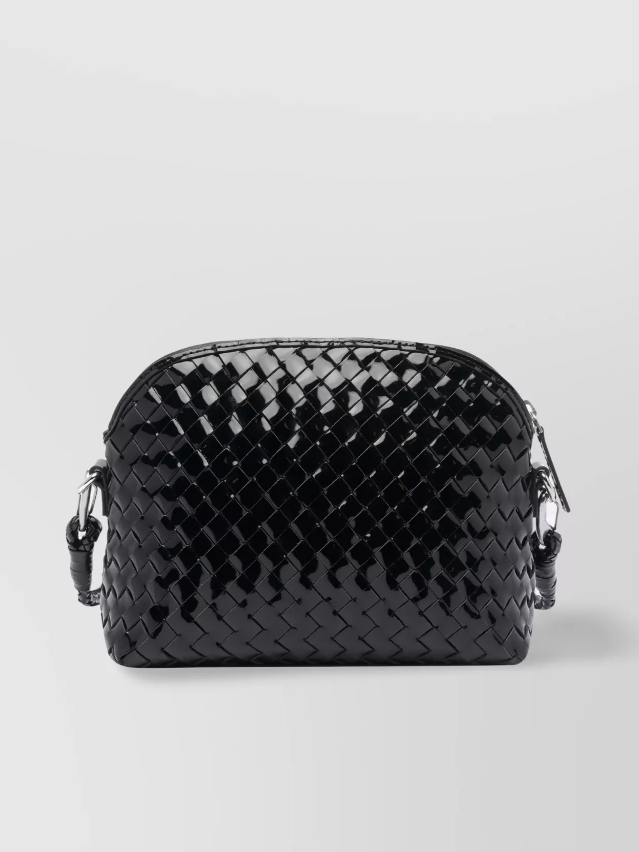 Dragon Diffusion Glossy Woven Texture Shoulder Bag