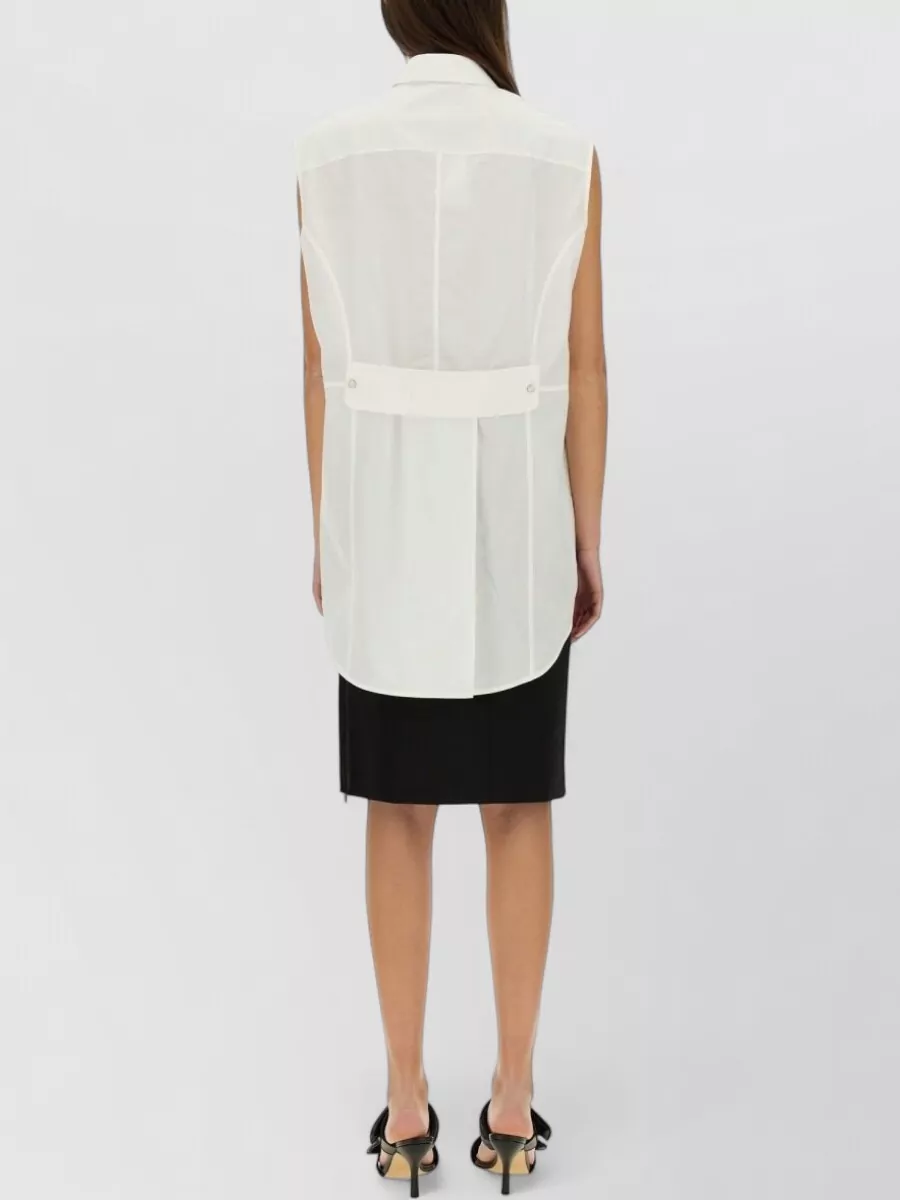 Helmut Lang Cotton Straight Skirt
