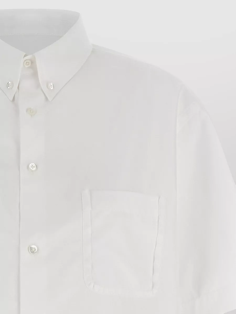 Maison Margiela Short Sleeve Shirt Button Down Collar Pocket