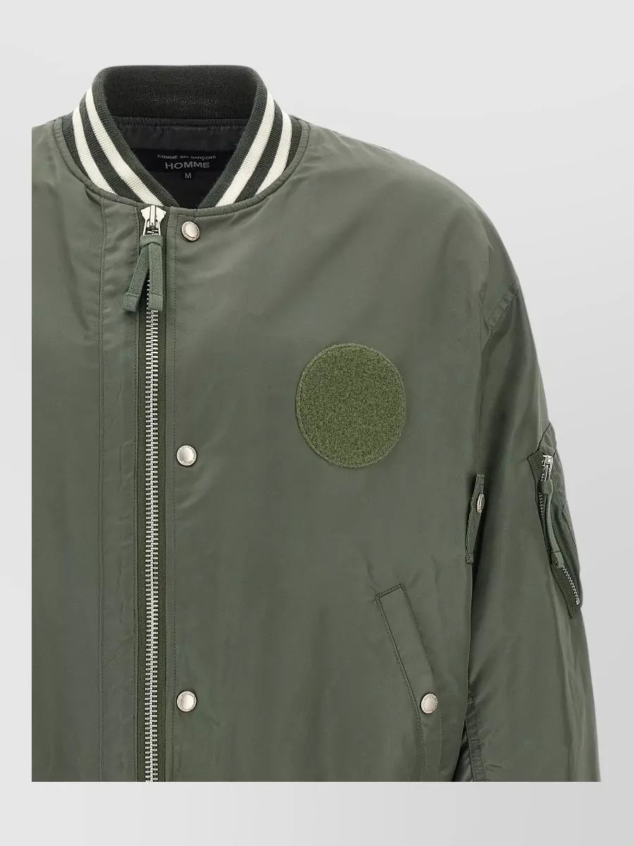 Comme Des Garçons Oversized Patch Bomber Jacket