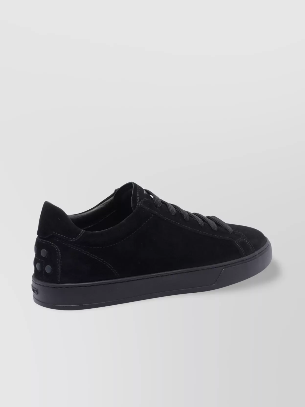 Tod's Low Top Suede Sneakers With Round Toe