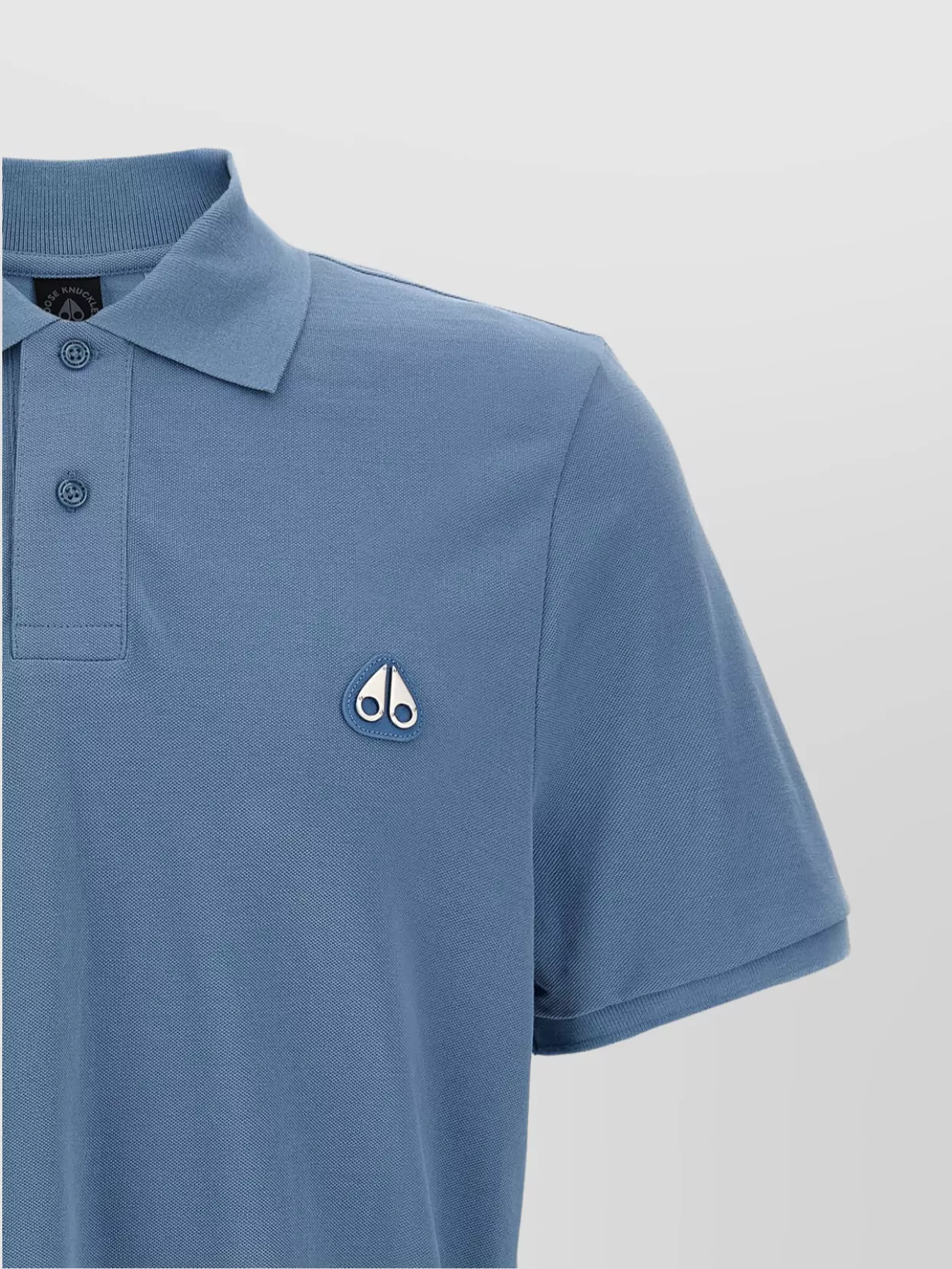 Moose Knuckles 'Everett' Polo Shirt With Polo Collar