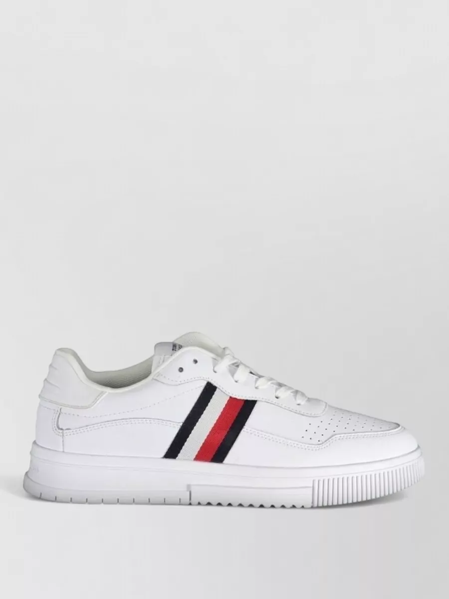 Tommy Hilfiger Leather Lace-Up Sneakers