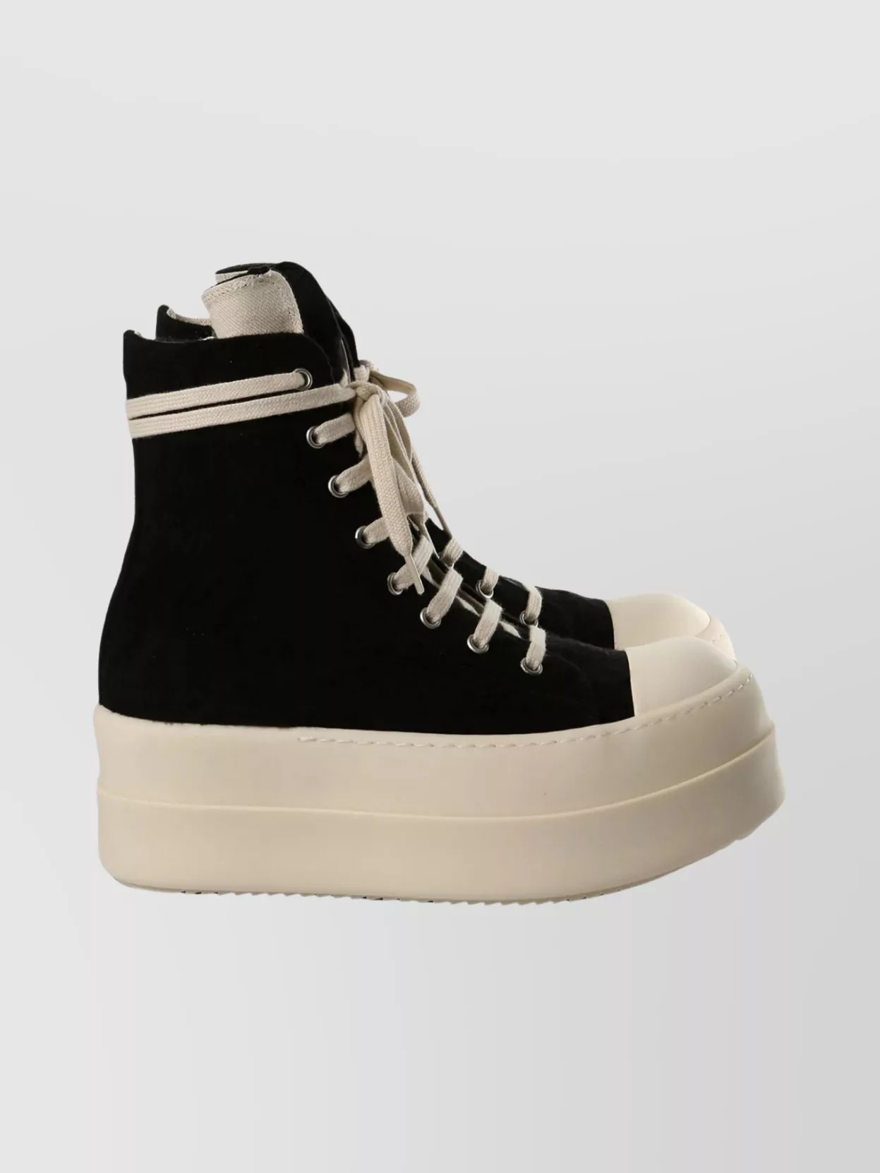 Rick Owens Drkshdw High-Top Platform Lace-Up Sneakers