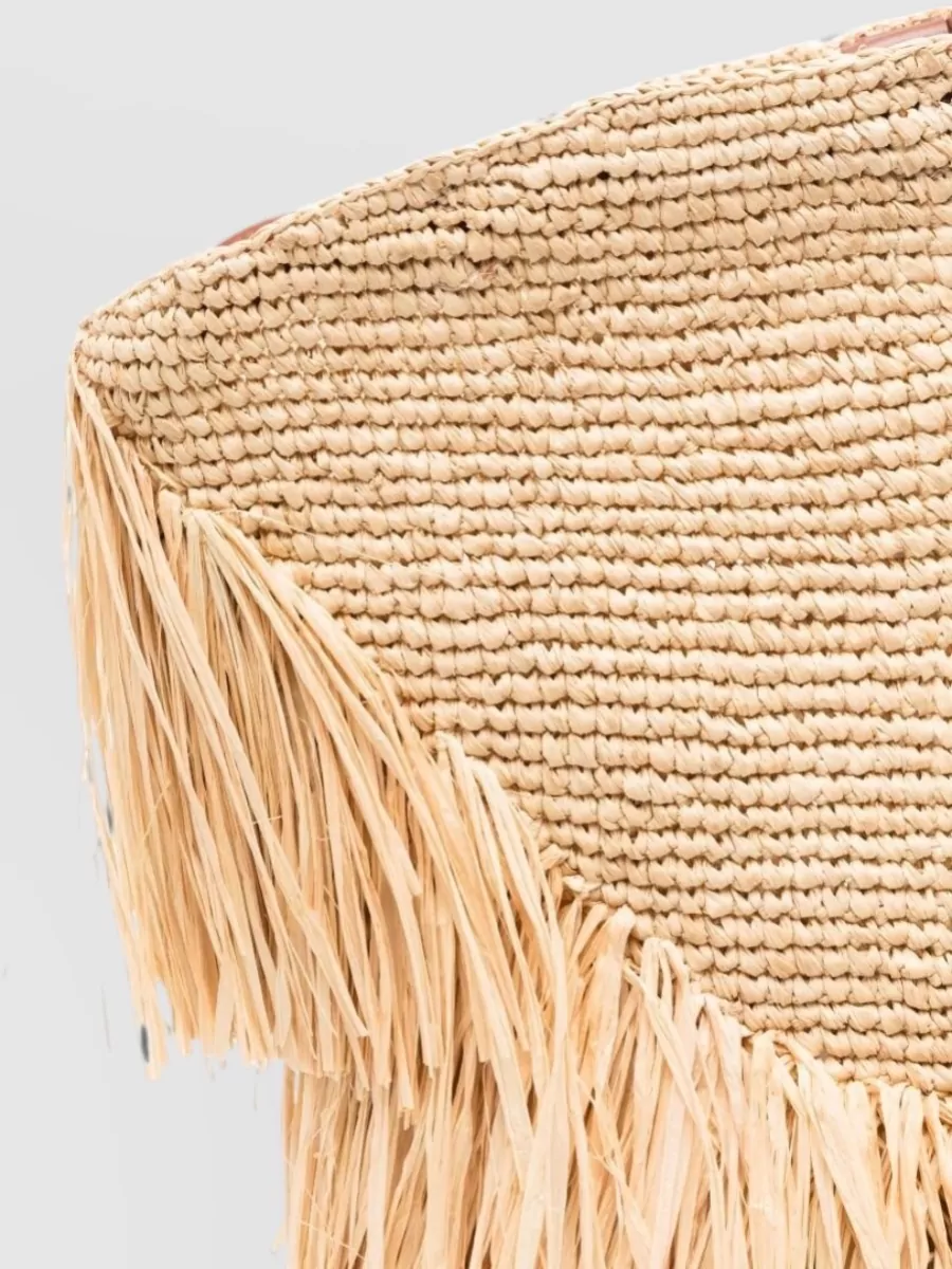 Zimmermann Raffia Fringed Beach Bag