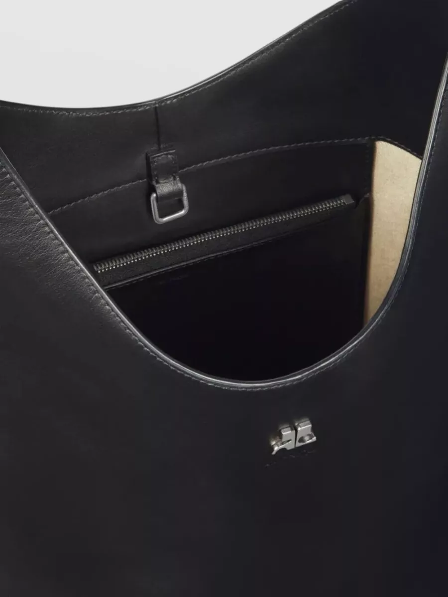 Courrèges Large Leather Tote Bag