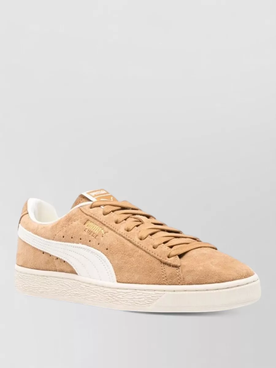 Puma Leather Lace-Up Sneakers