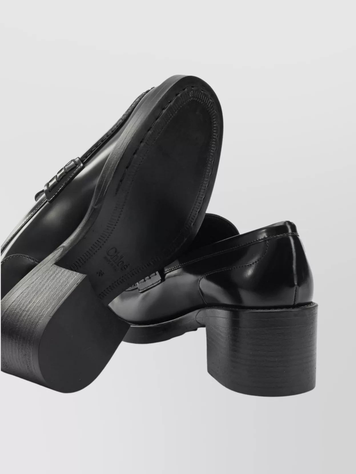 Chloé Dakota Loafers Block Heel