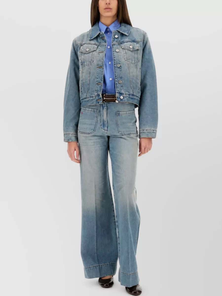 Victoria Beckham Padded Denim Jacket