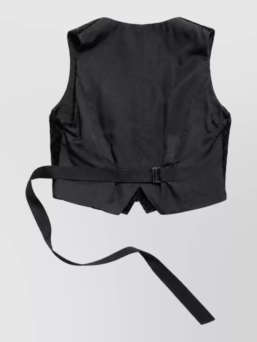 Ann Demeulemeester Paisley Embroidered Fitted Waistcoat