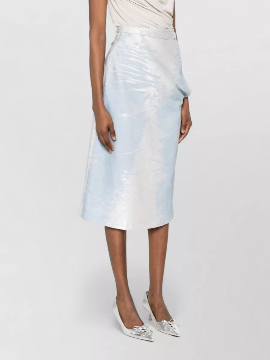Diesel Printed Wrap Knee-Length Skirt