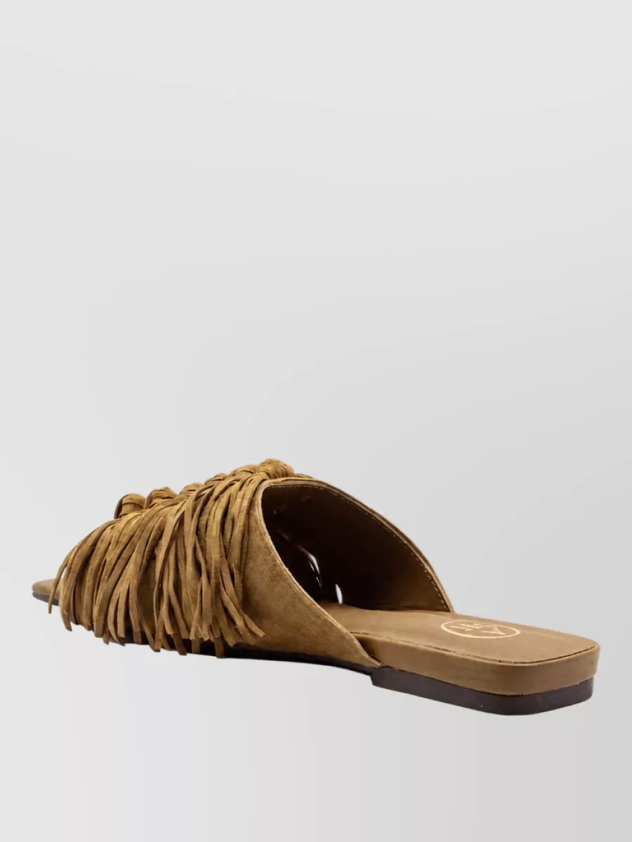 Ash Leather Mules