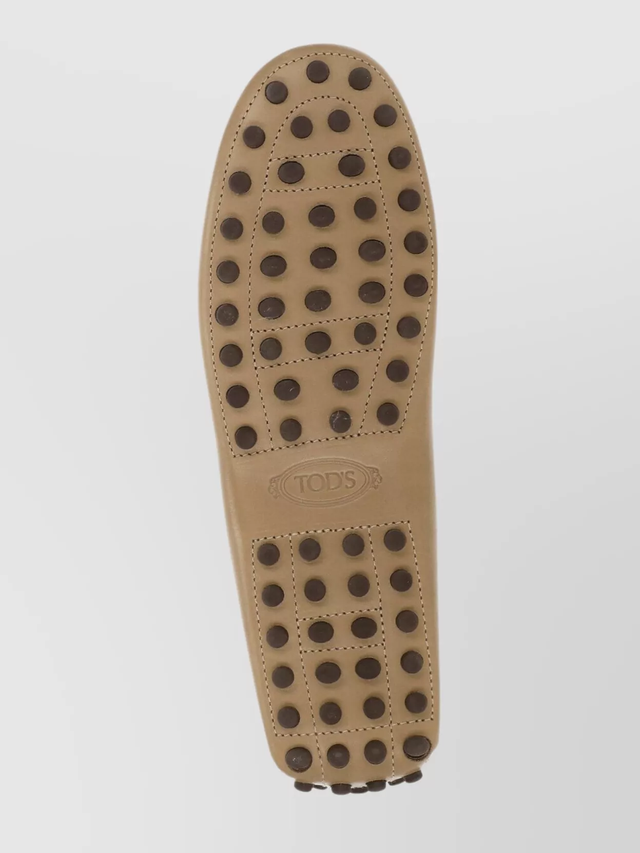 Tod's Leather Loafers With Chain And Metal Accents