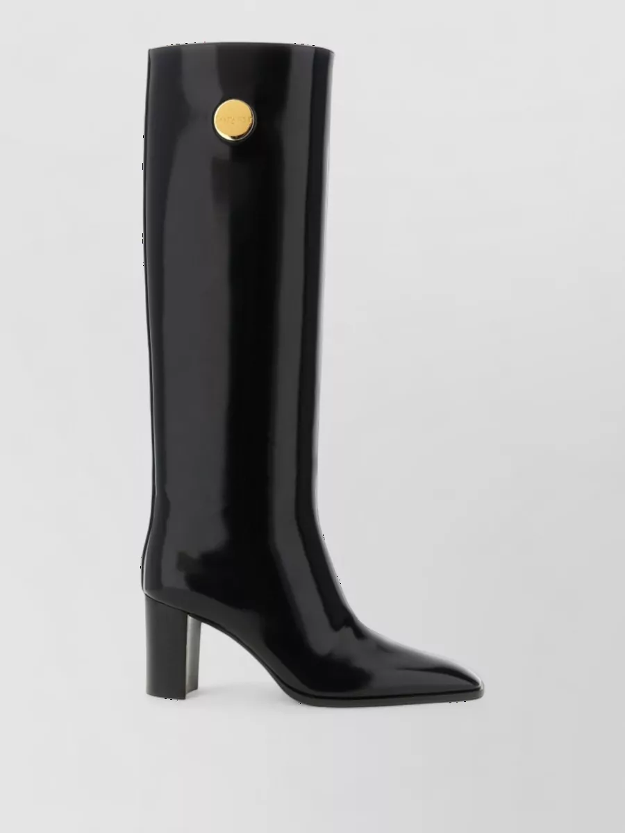 Saint Laurent leather high boots