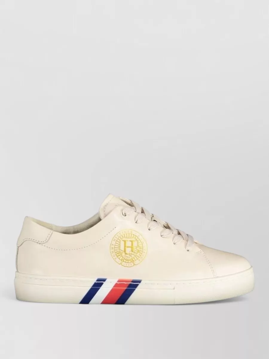 Tommy Hilfiger leather lace-up sneakers