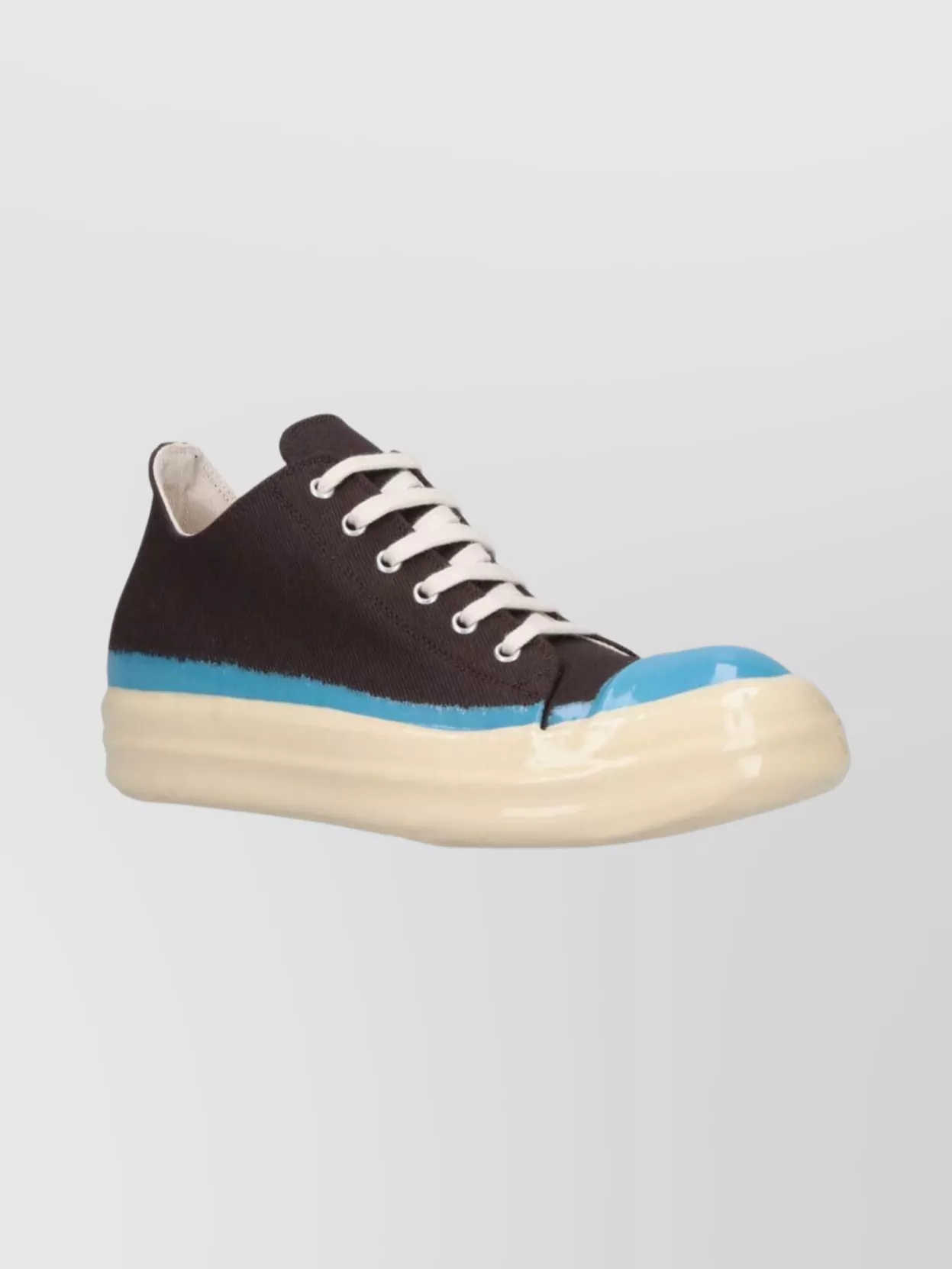 Rick Owens Drkshdw Casual Canvas Sneakers Rubber Sole