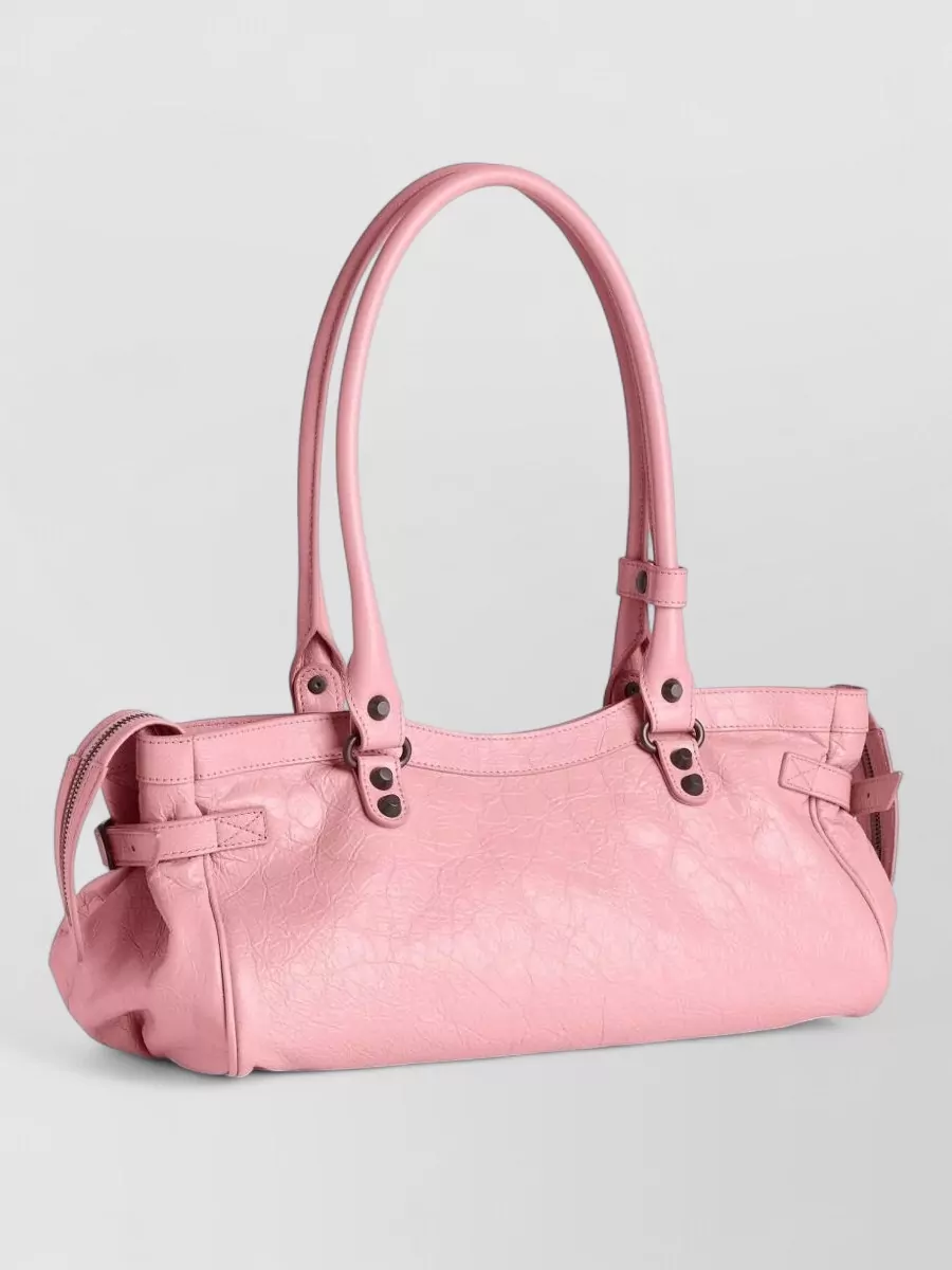 Balenciaga Le City East-West Leather Shoulder Bag