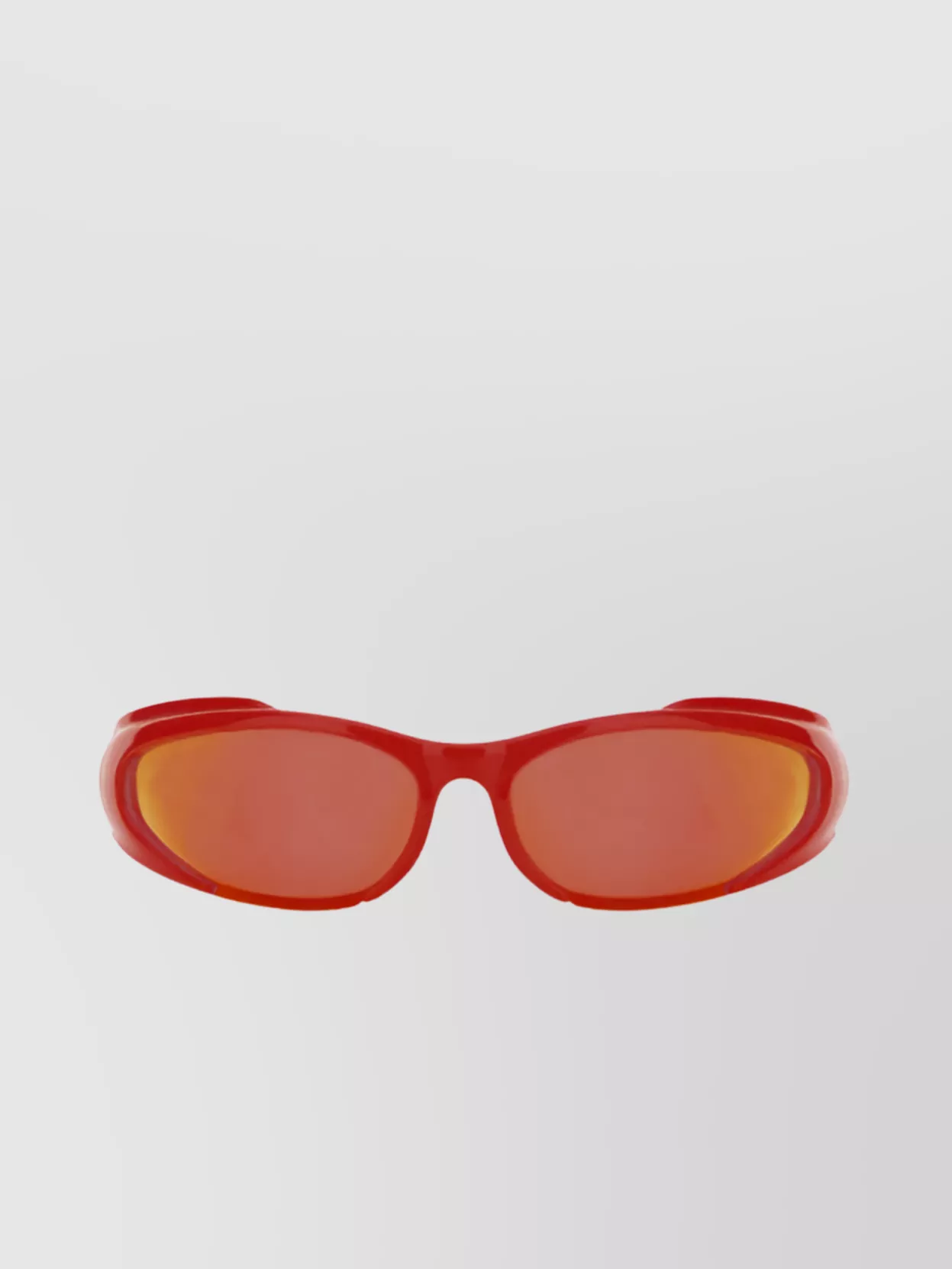 Shop Balenciaga Reversed Xpander Curved Temple Sunglasses