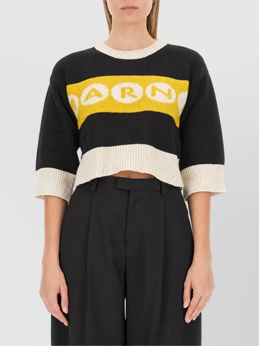 Marni Logo-Print Jumper