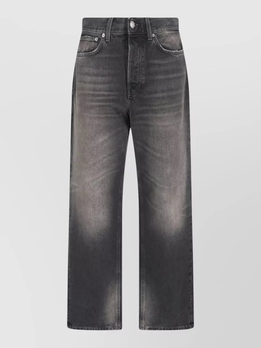 Haikure denim relaxed-fit straight-leg jeans