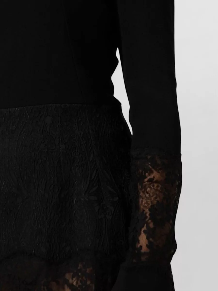 Dolce&Gabbana Floral Lace Knee-Length Dress