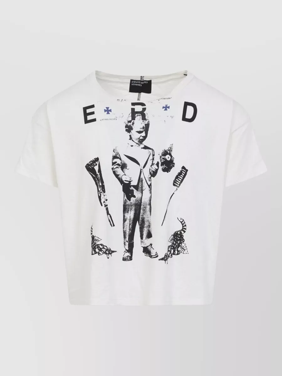 Enfants Riches Deprimes Catholic Toothbrush Graphic Short Sleeve T Shirt