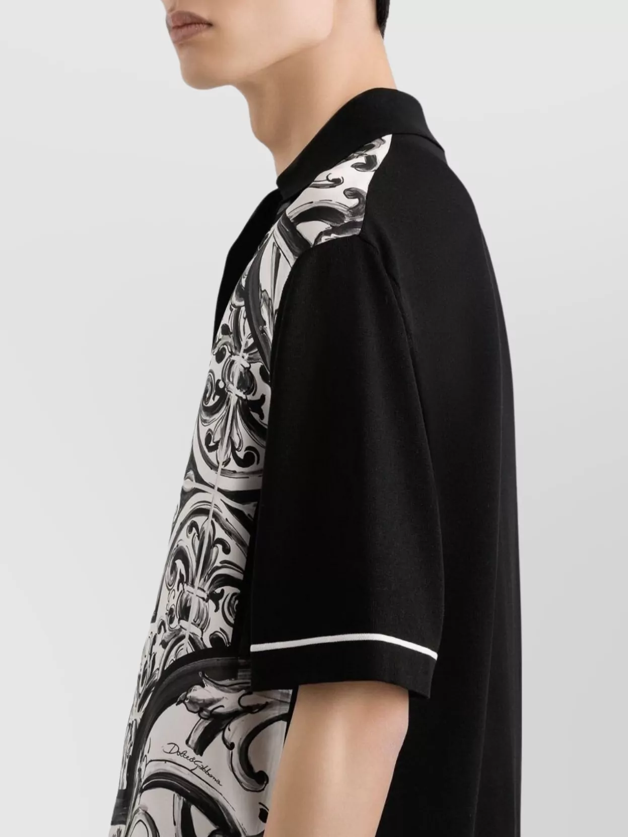 Dolce&Gabbana Majolica Print Oversized Shirt