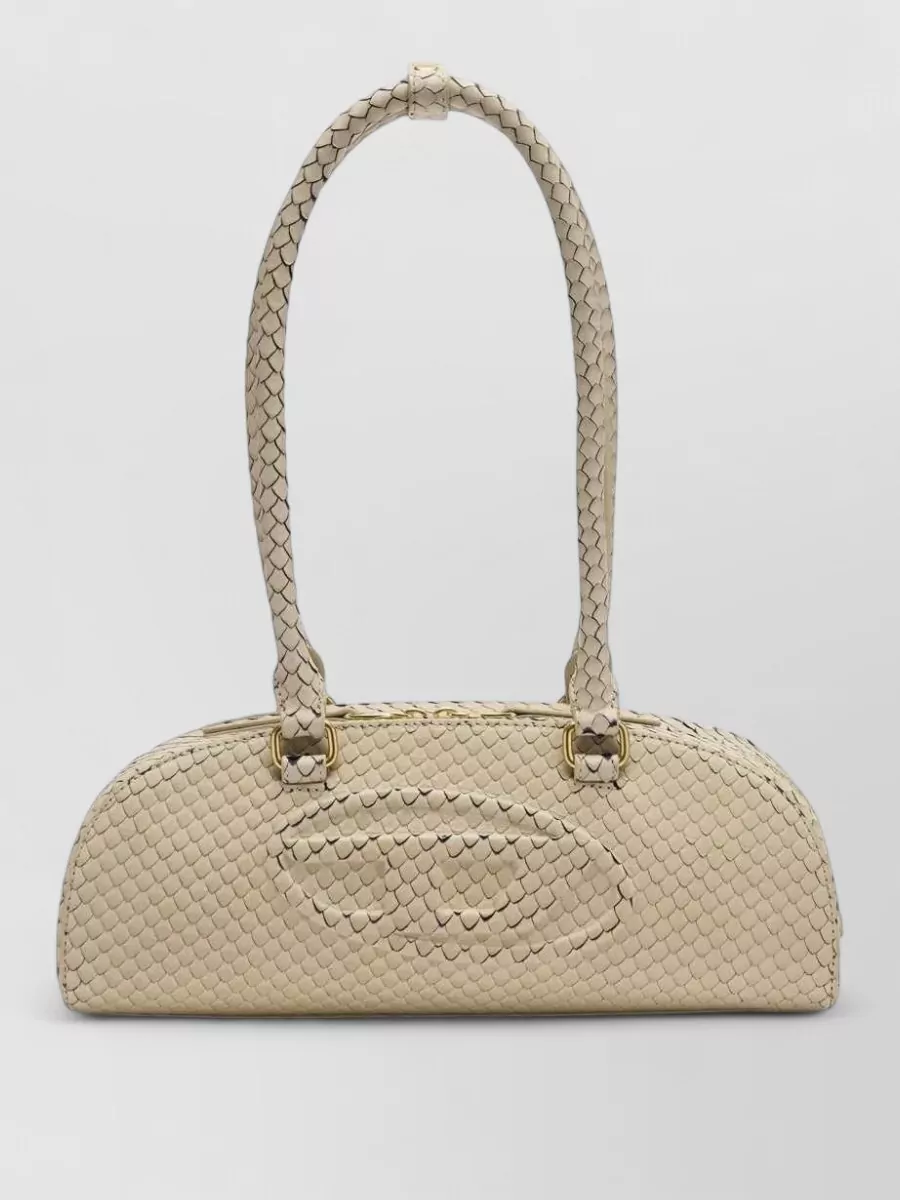 Diesel 1Dr Dome Leather Shoulder Bag