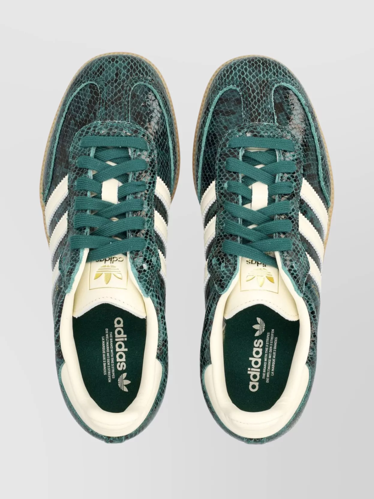 Adidas Originals Samba Sneakers Snakeskin-Inspired Upper Design